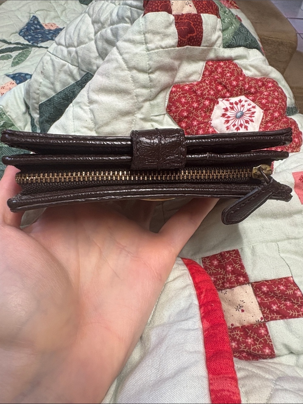Coach Signature C Brown PVC and Leather Wallet - Picture 15 of 15
